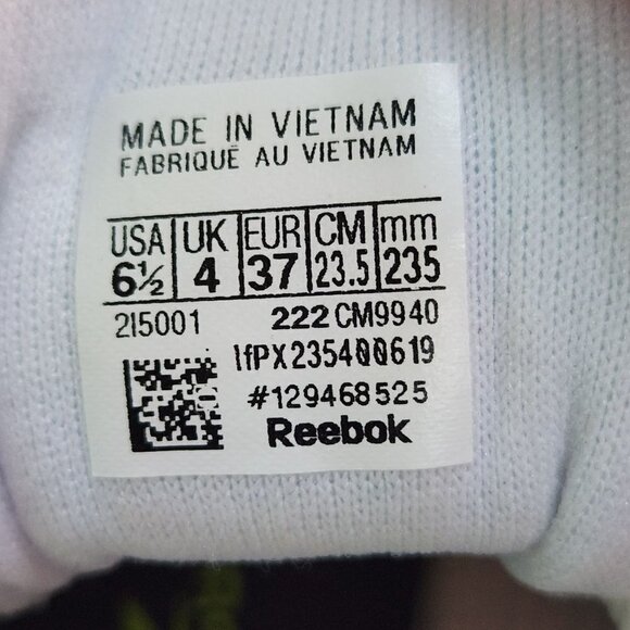 Reebok Classic White Dad Sneakers Size 6.5 - Picture 7 of 7